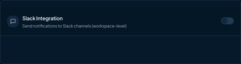 Slack incoming webhook configuration page